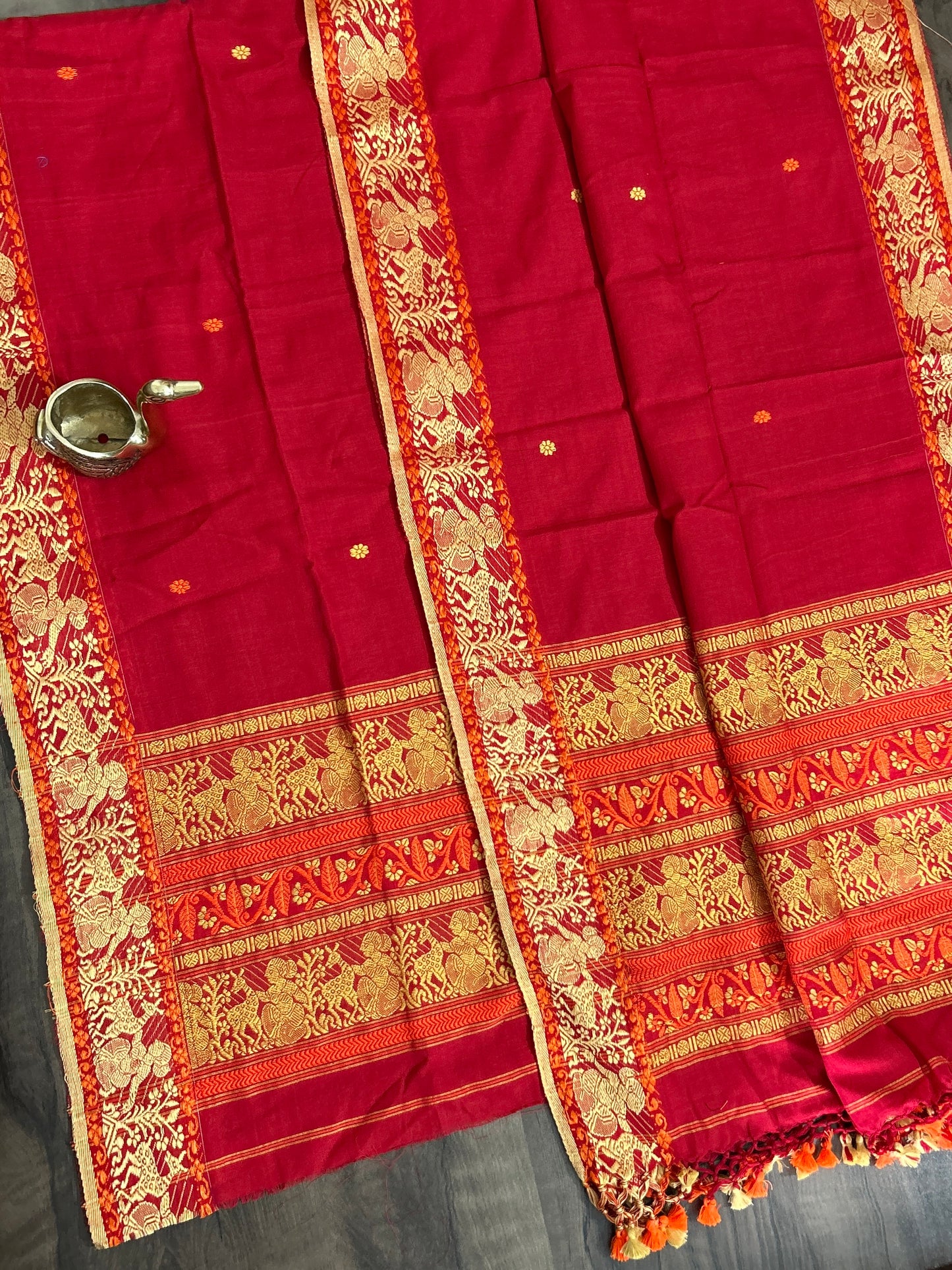 Baluchari Cotton Dress Material