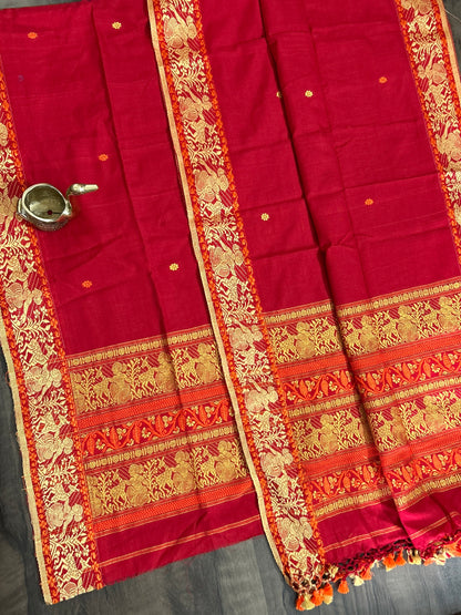 Baluchari Cotton Dress Material