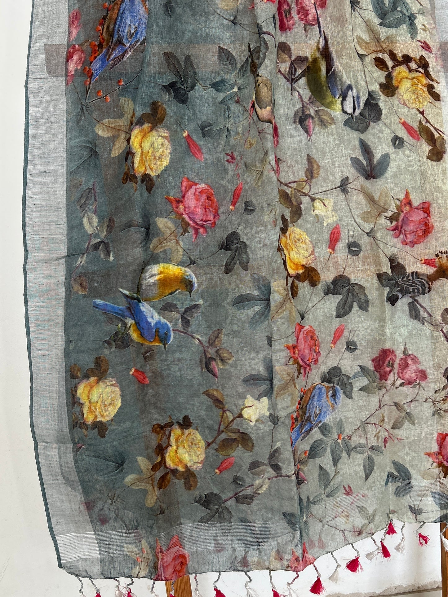 Pure Linen Digital Print Dupatta