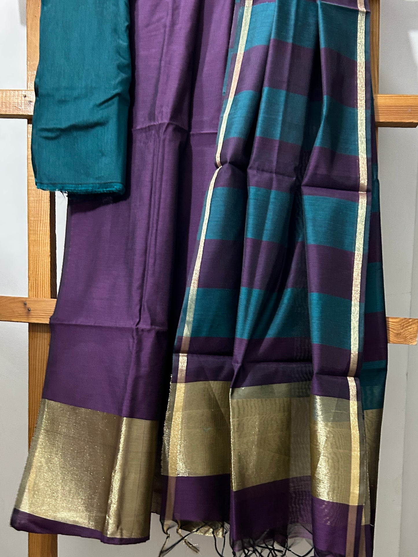 Maheshwari Silk Cotton Dress Material