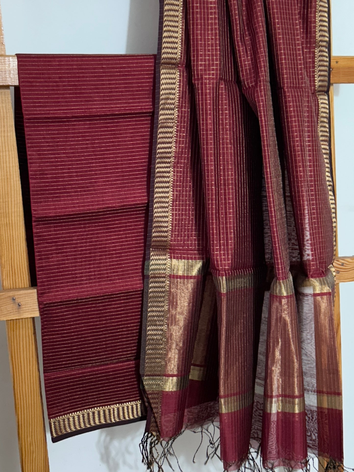 Maheshwari Silk Cotton Dress Material