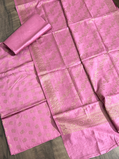 Banarasi Silk Cotton Dress Material
