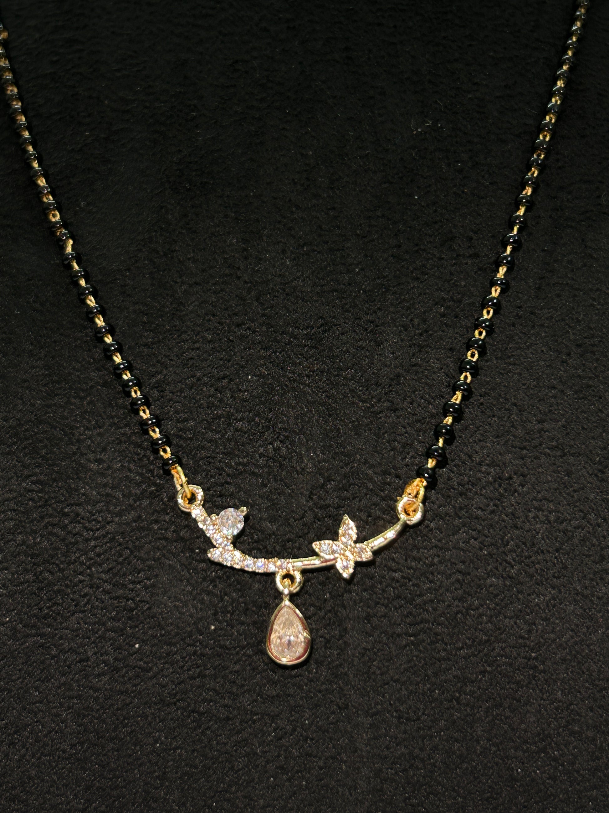 Mangalsutra with american diamonds