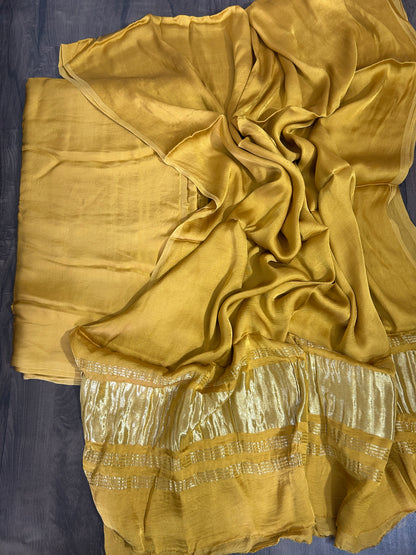 Modal Silk Dress Material with Tissue Pallu Dupatta