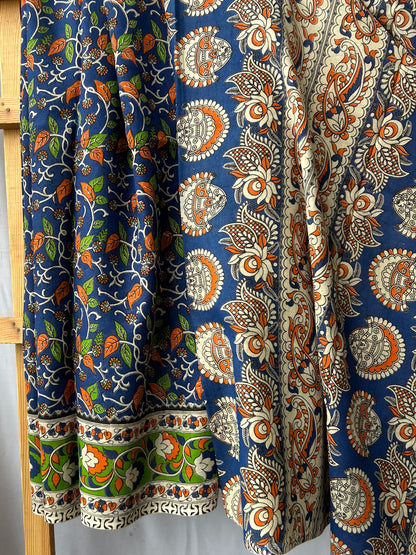 Kalamkari Cotton Saree with Blouse