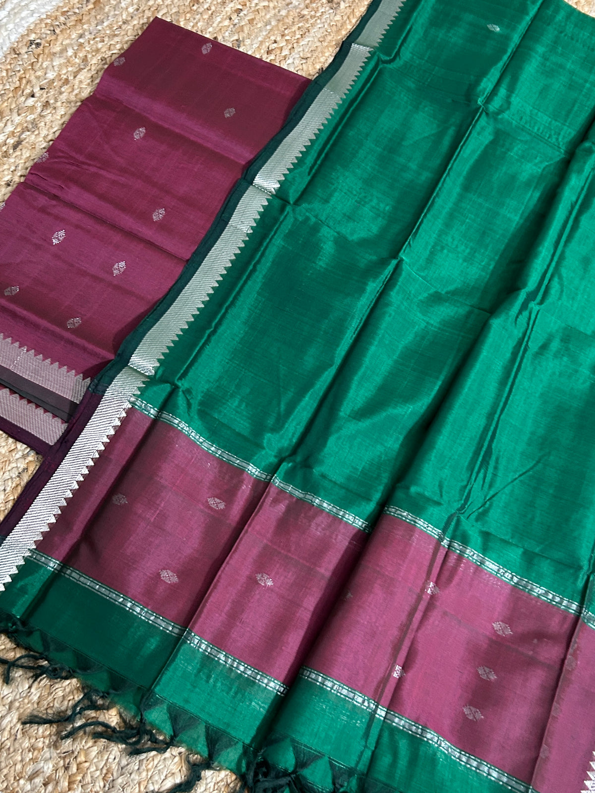 Mangalagiri Silk Cotton Dress Material