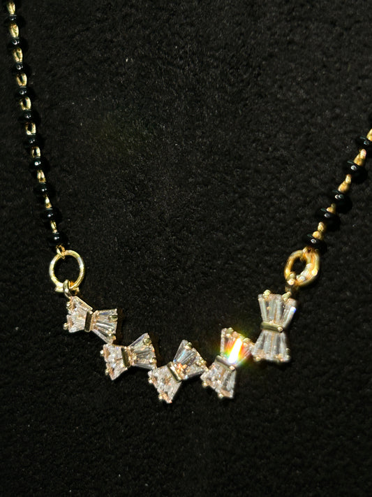 Mangalsutra with diamonds