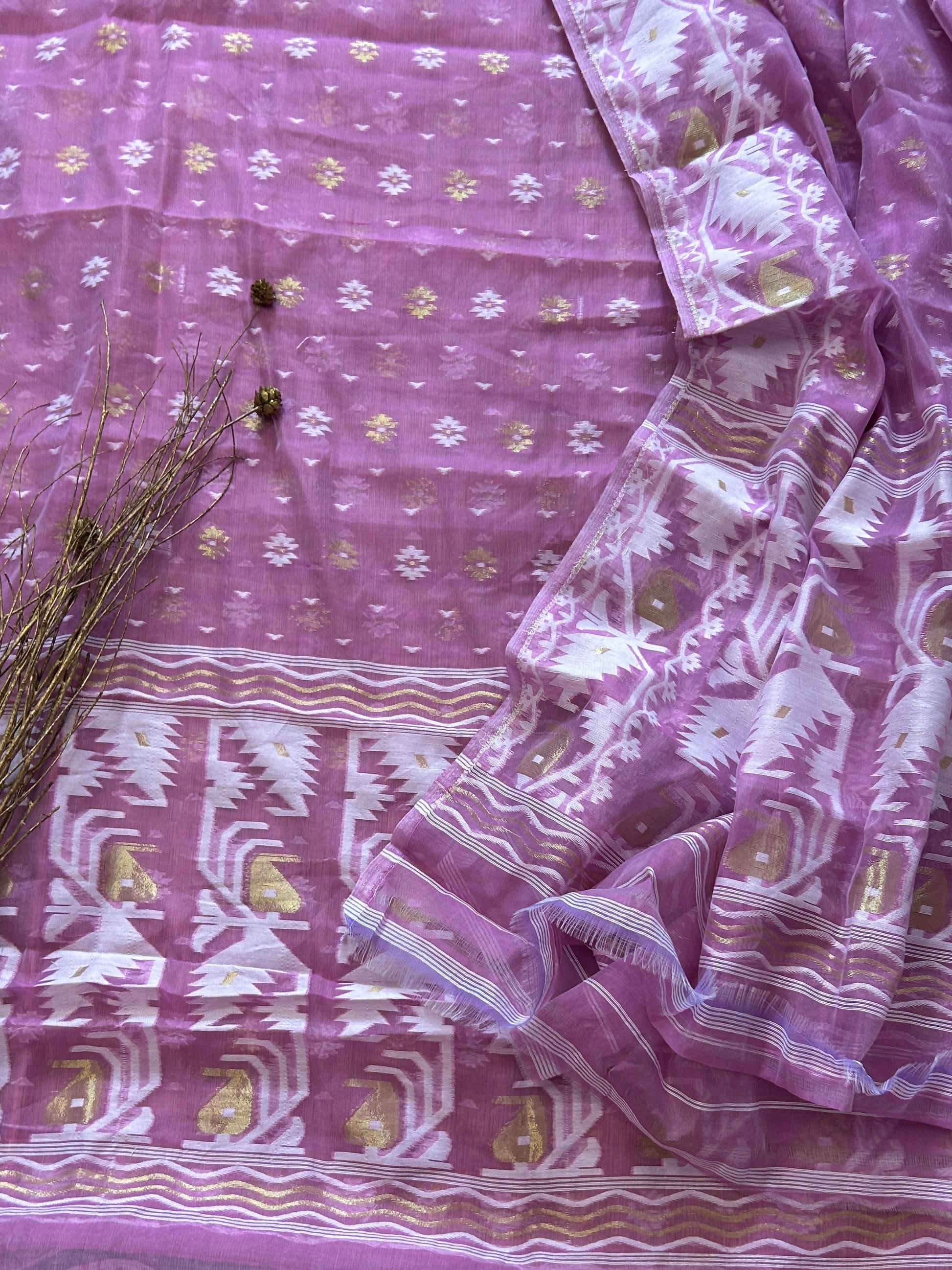 Jamdani Dress Material