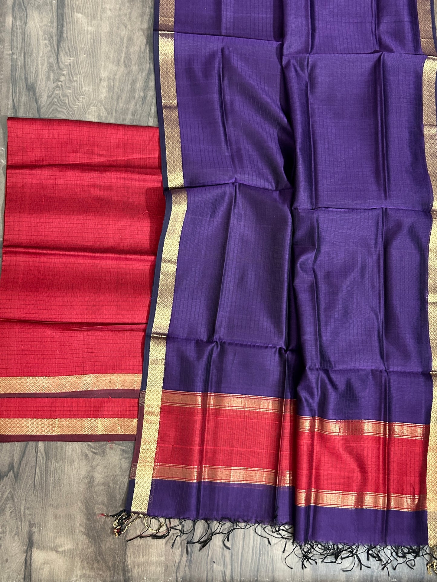 Maheshwari Silk Cotton Dress Material