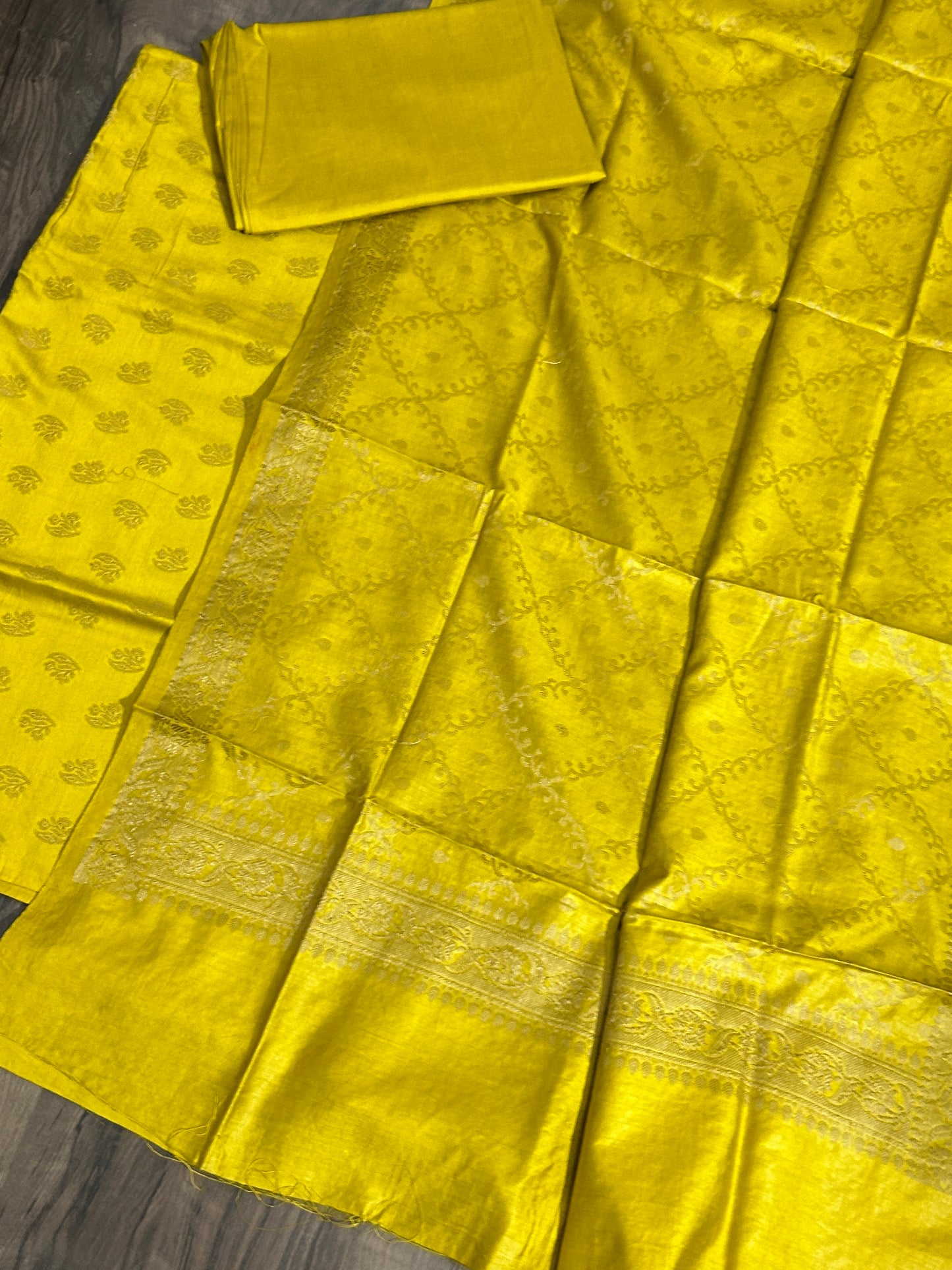 Banarasi Silk Cotton Dress Material