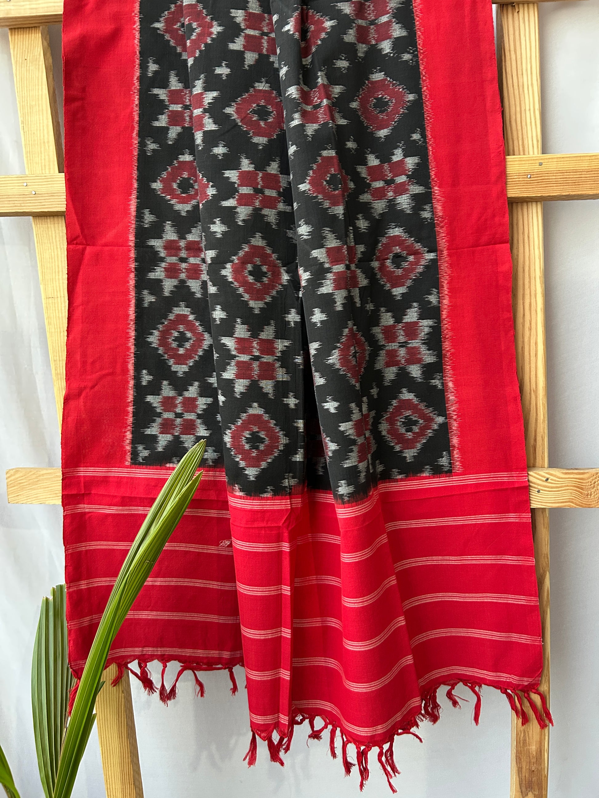 Telia Rumal Double Ikat Mercerised Cotton Dupatta