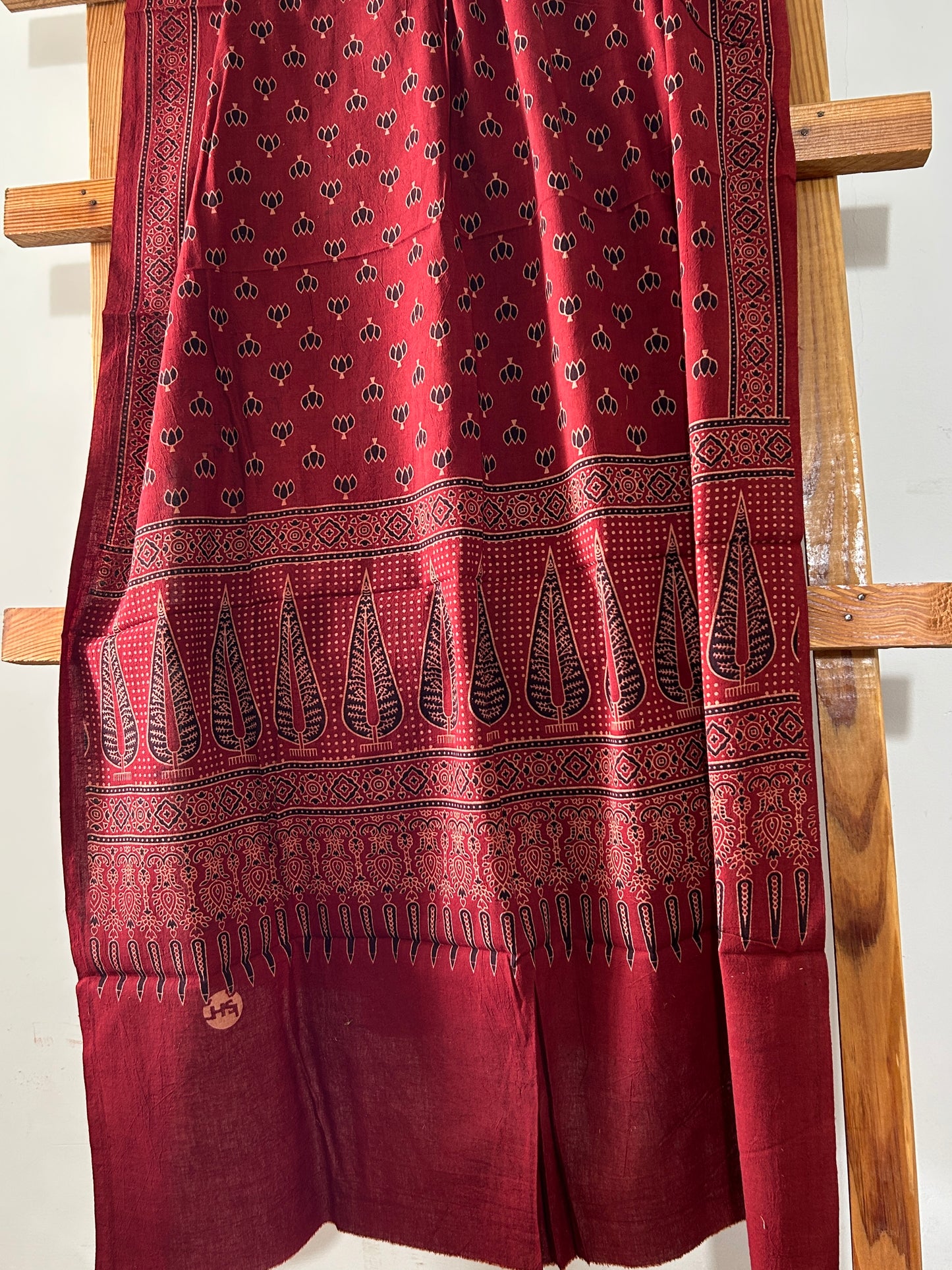 Ajrakh Cotton Dupatta