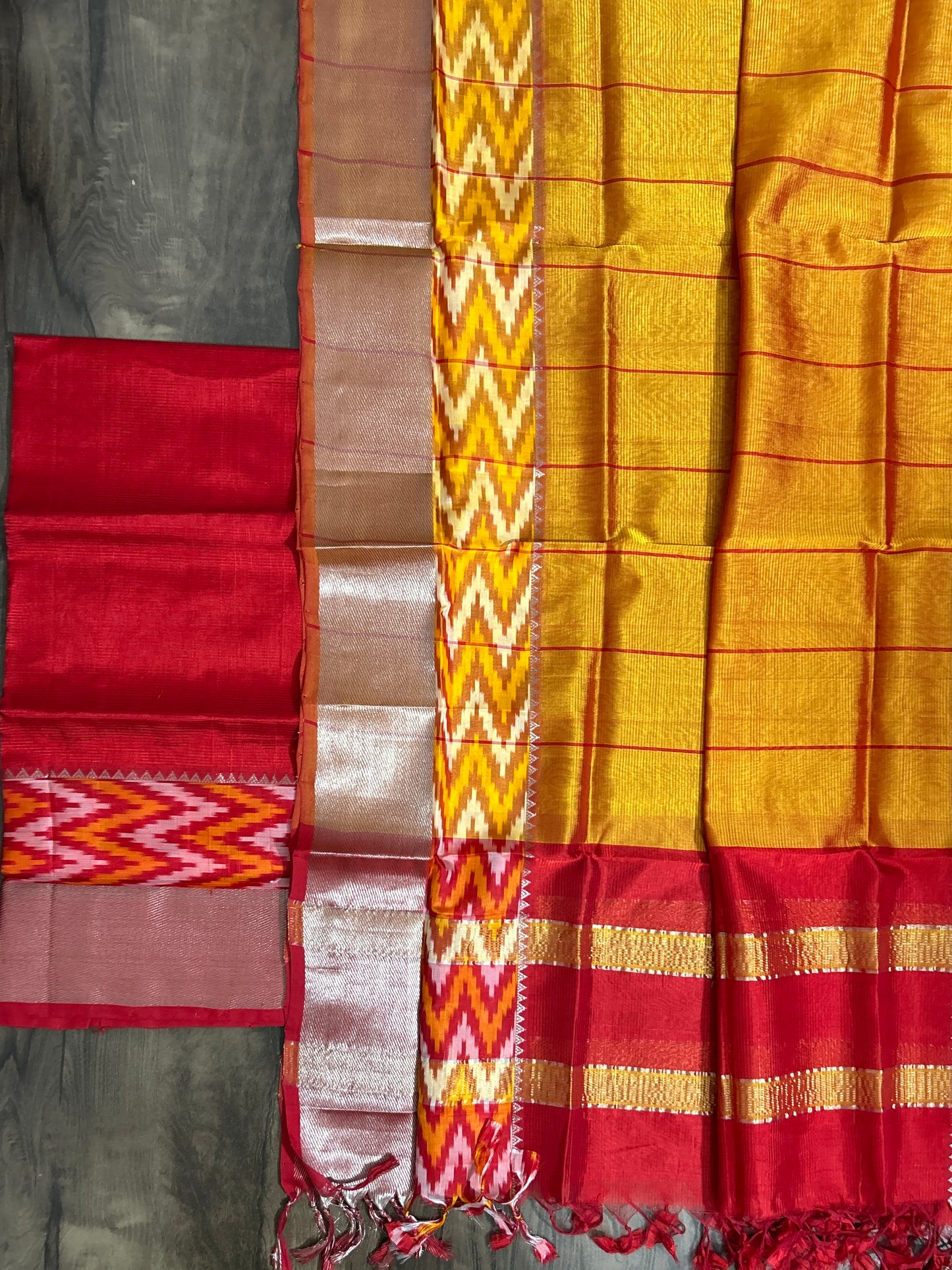 Mangalagiri Silk Dress Material