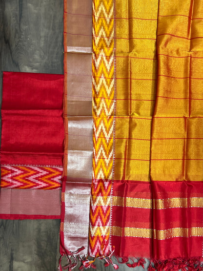 Mangalagiri Silk Dress Material