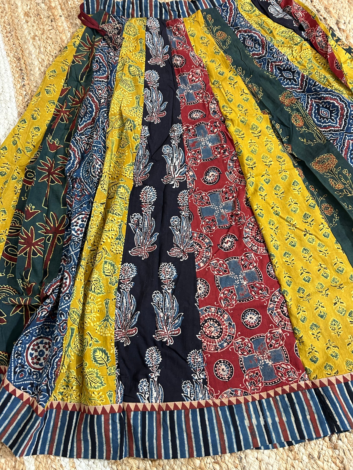 Ajrakh Cotton Skirt