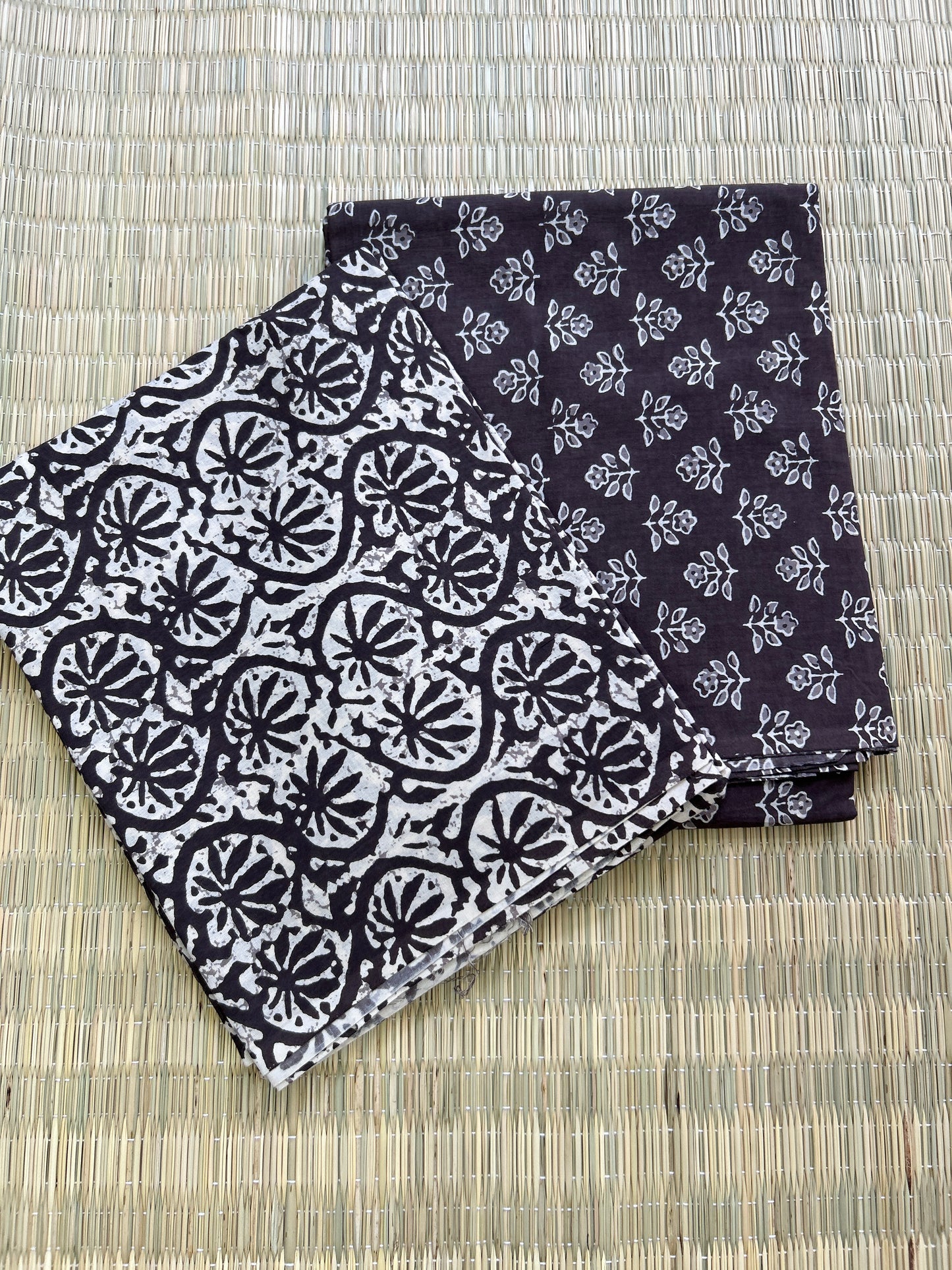 Hand BlockPrint Cotton Top Bottom Set (TB-17)