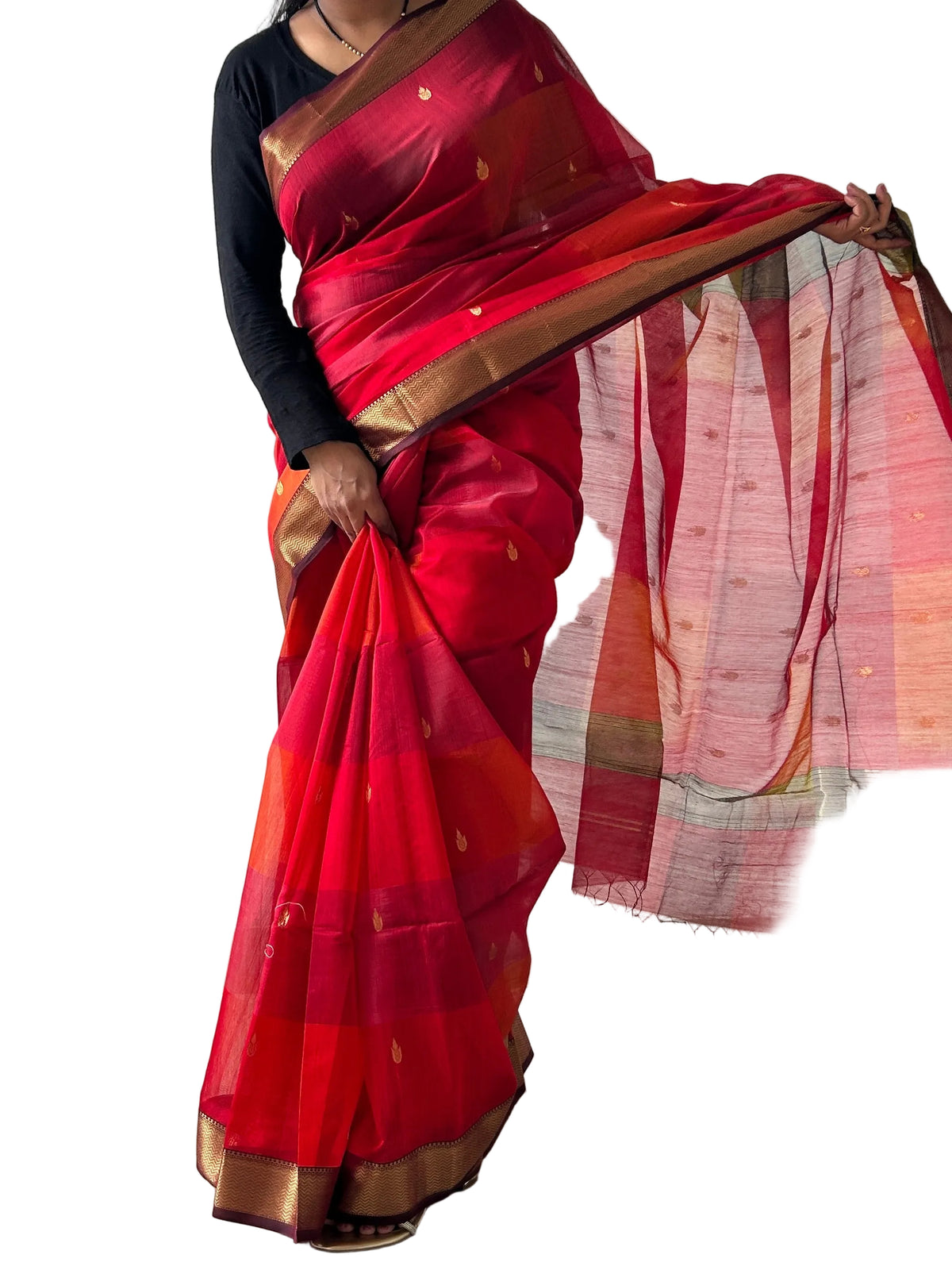 Maheshwari Silk Saree with Blouse