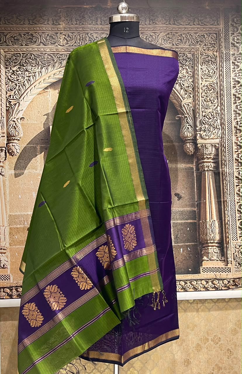 Maheshwari Silk Dress Material