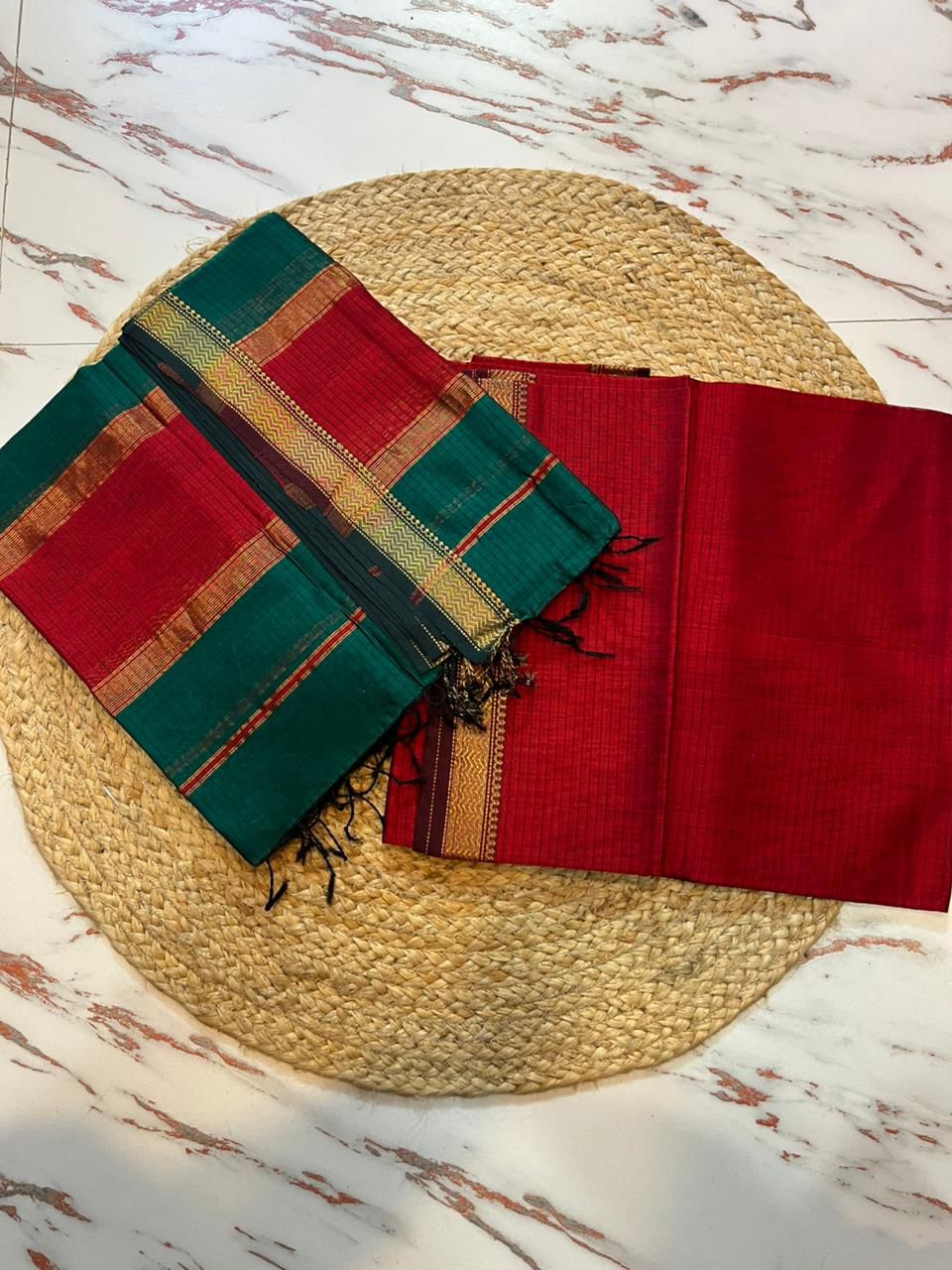 Maheshwari Silk Cotton Dress Material