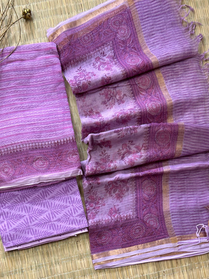 Hand BlockPrint Kota Doriya Dress Material