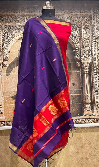 Maheshwari Silk Dress Material