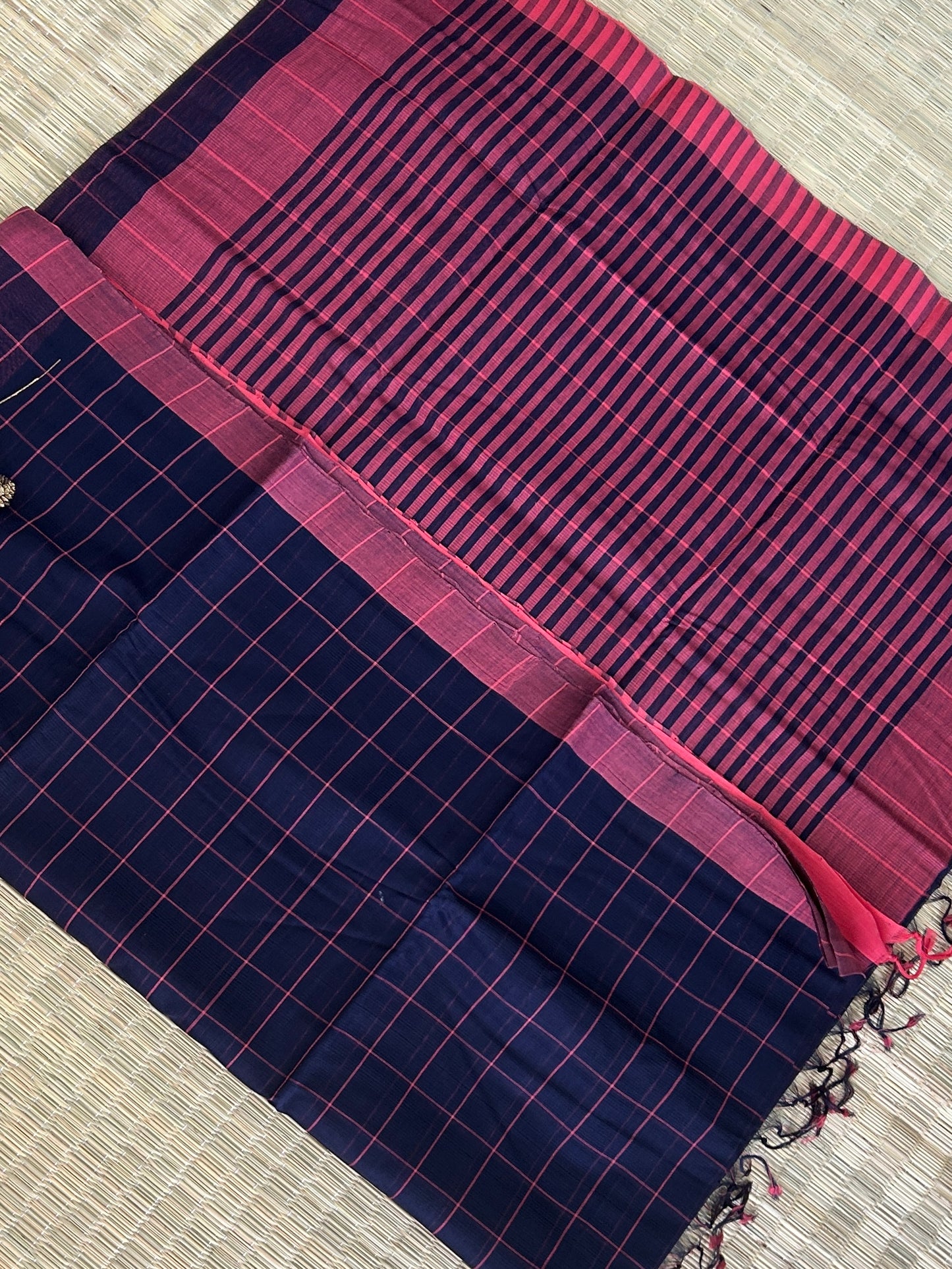 Mangalagiri Cotton Hand Woven  Saree
