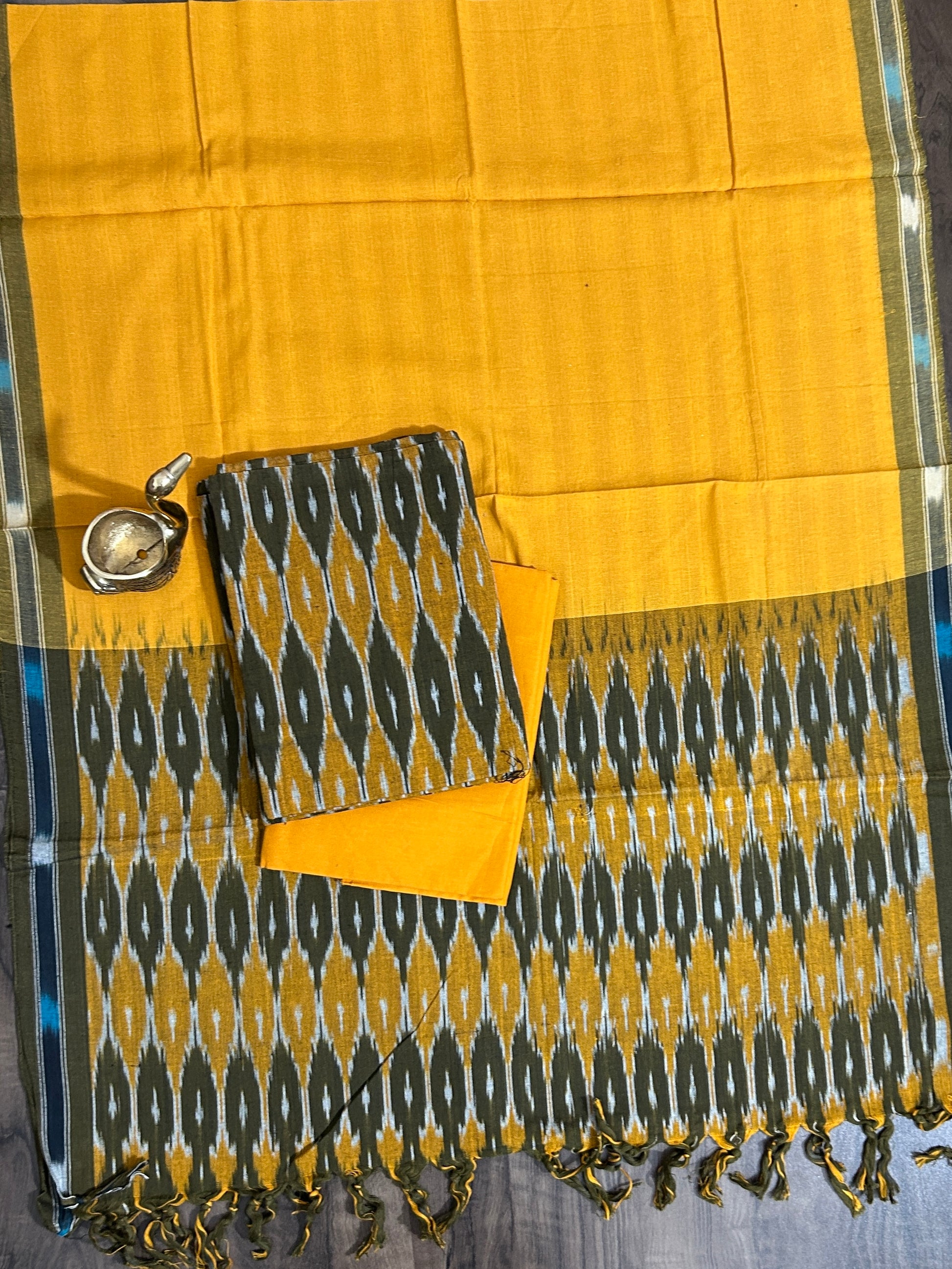 Ikat Cotton Dress Material