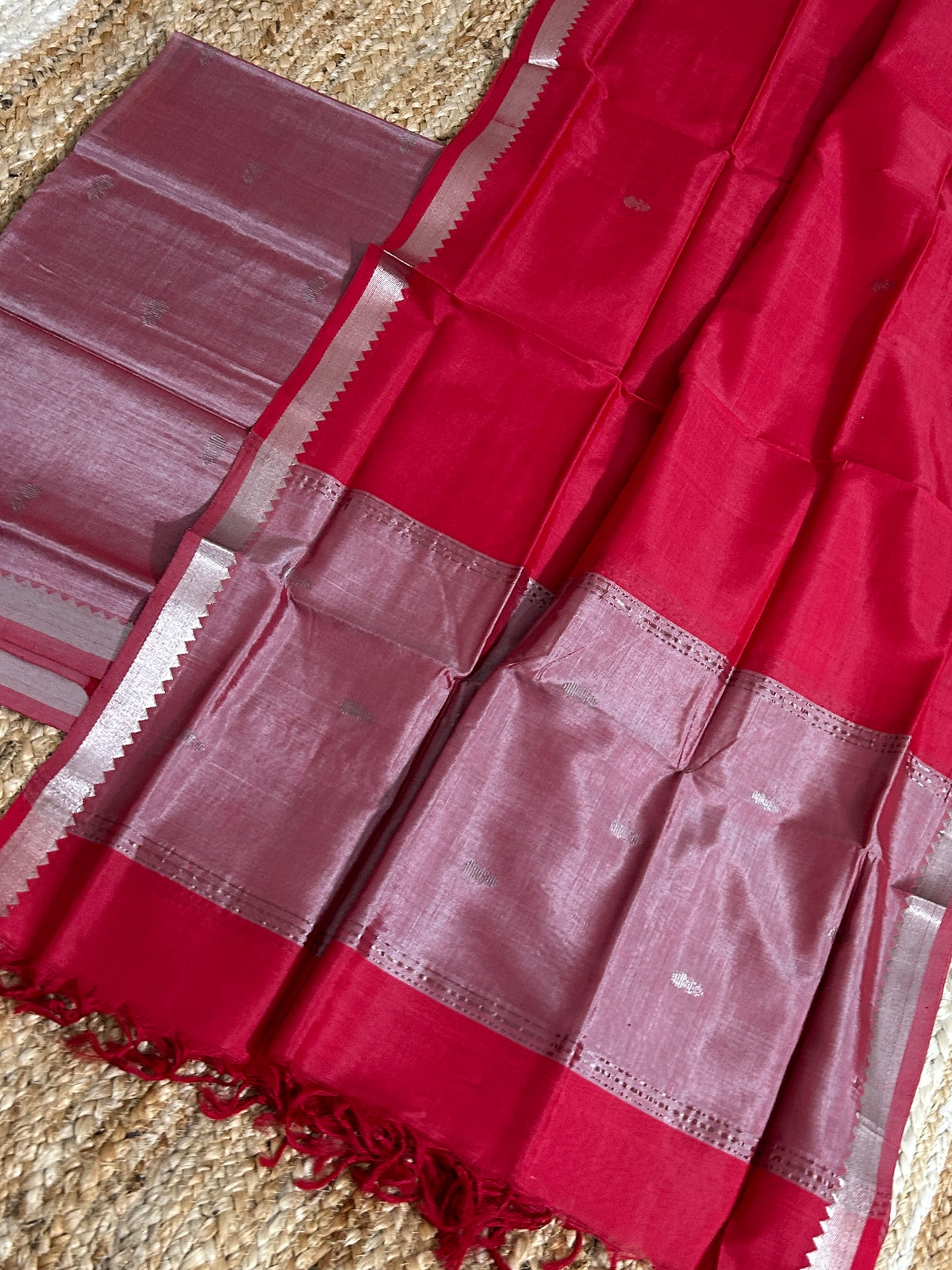 Mangalagiri Silk Cotton Dress Material