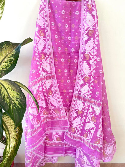 Jamdani Dress Material