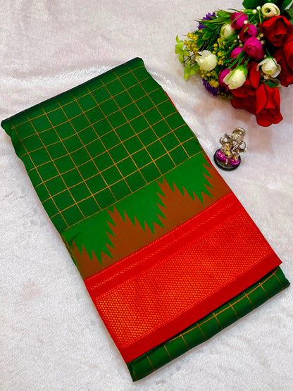 Irkal Paithani Silk Saree