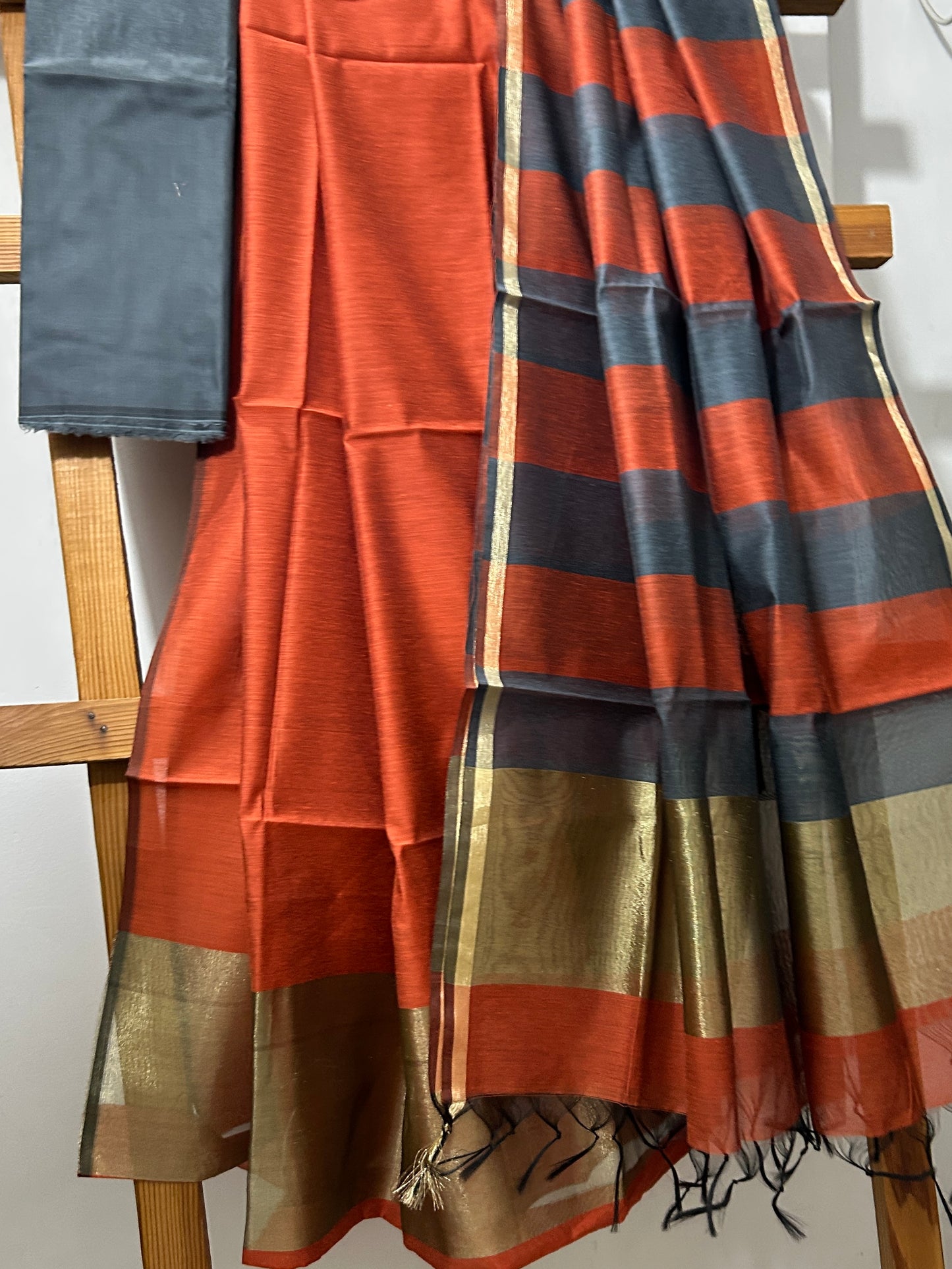 Maheshwari Silk Cotton Dress Material