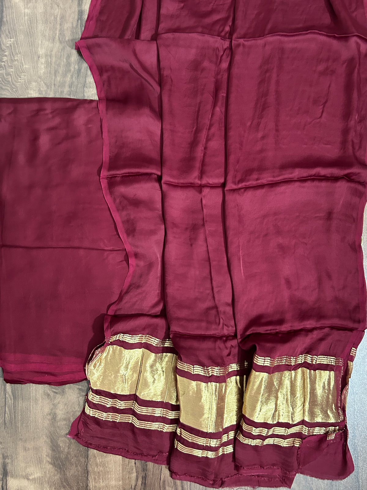 Modal Silk Dress Material with Lagdi Pallu Dupatta