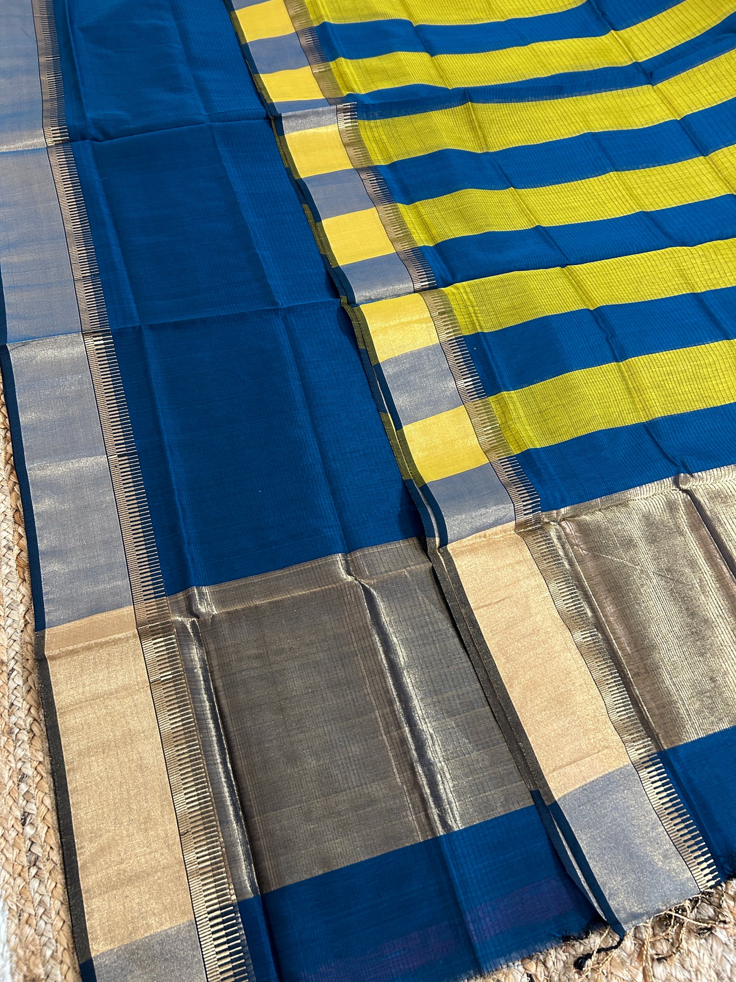 Maheshwari Silk Zari Cotton Dress Material