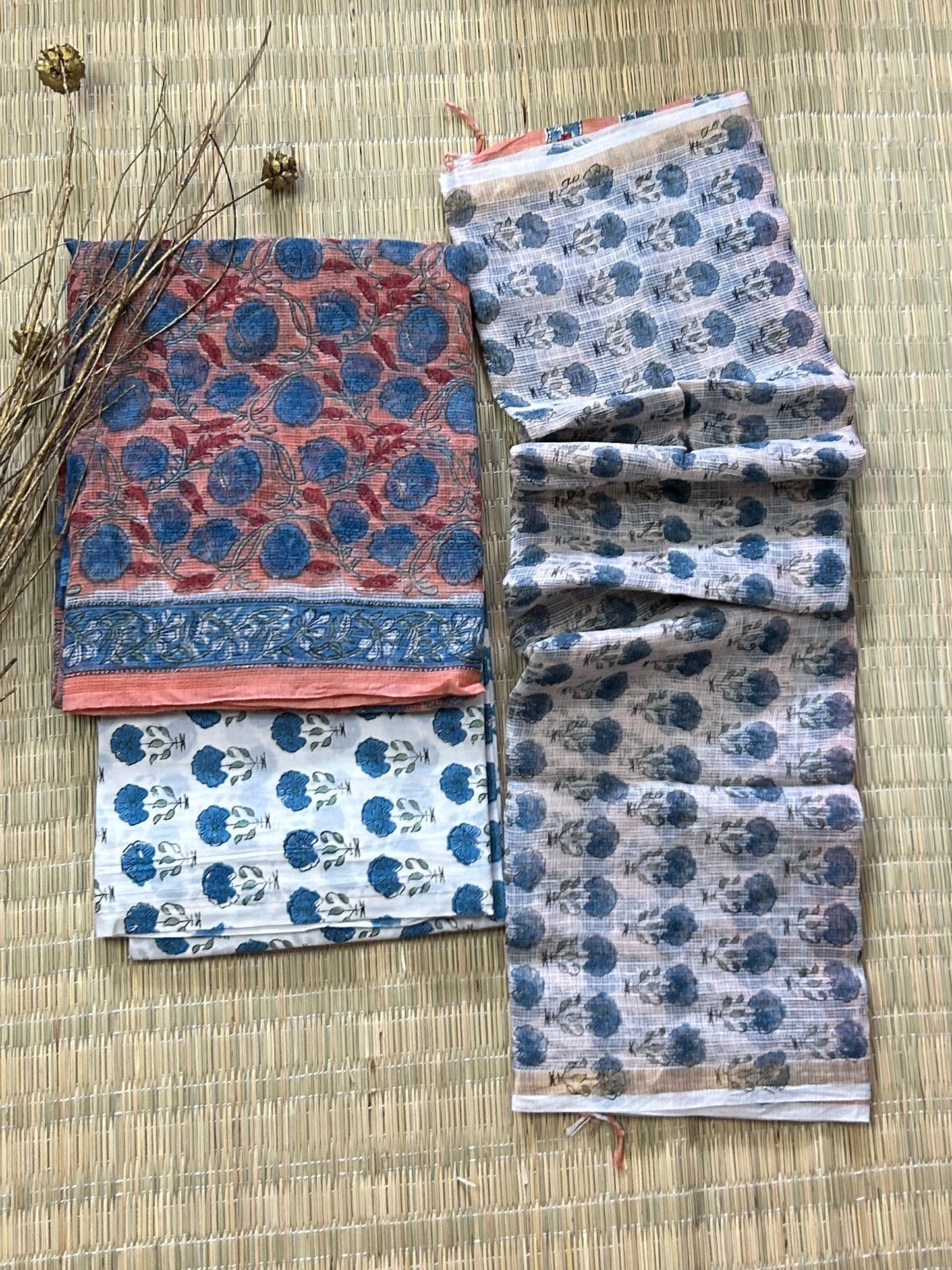 Hand BlockPrint Kota Doriya Dress Material