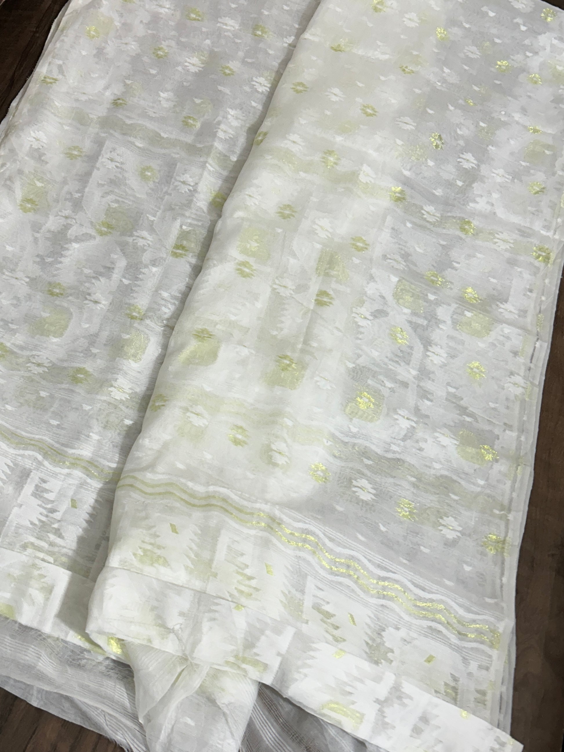 Jamdani Cotton Dress Material