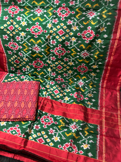 Pochampally Pure Silk Dress Material