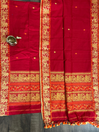Baluchari Cotton Dress Material