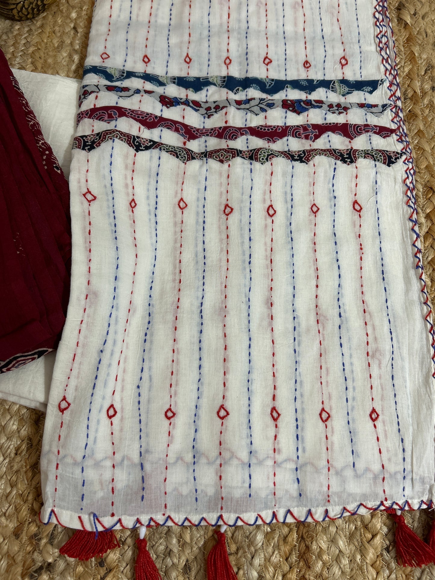 Ajrakh Cotton hakoba Dress Material