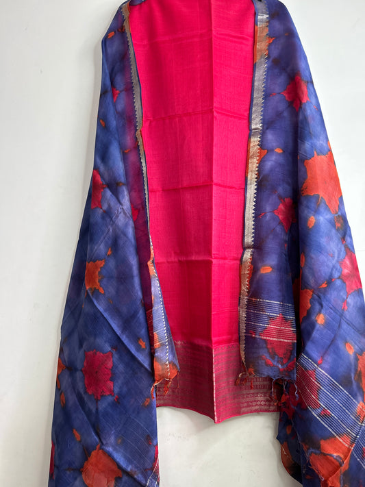 Mangalagiri Silk Cotton Dress Material