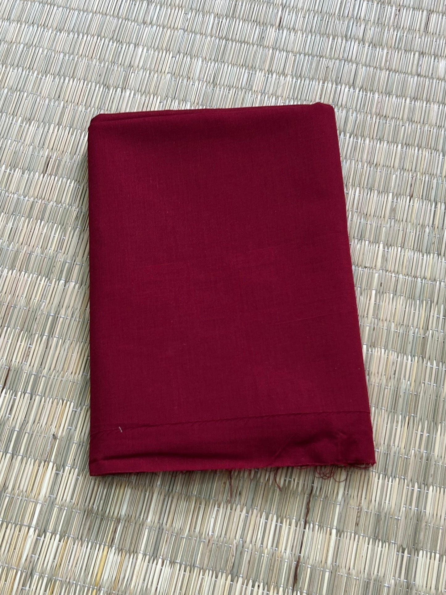 Maroon Cotton Fabric (1 Meter 90cm)(fab 89)