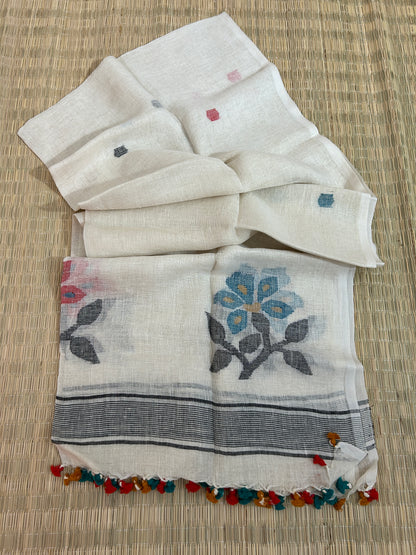 Linen Jamdani dupatta