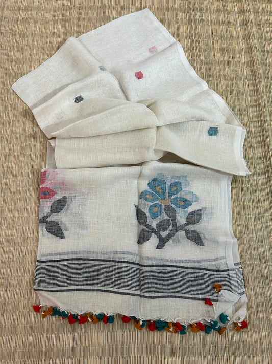 Linen Jamdani dupatta