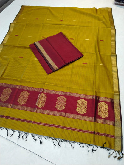 Maheshwari Silk Cotton Dress Material