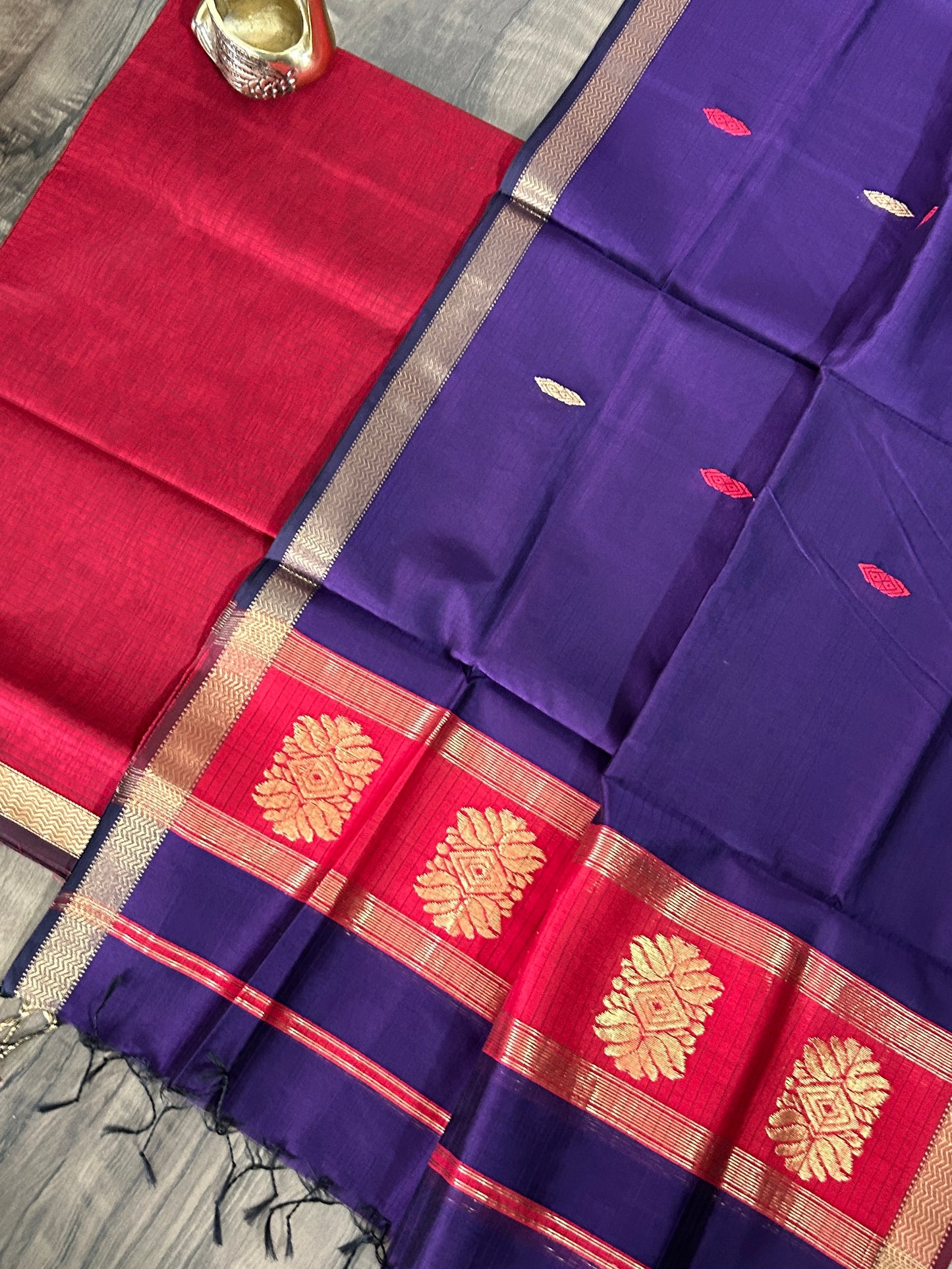 Maheshwari Silk Dress Material