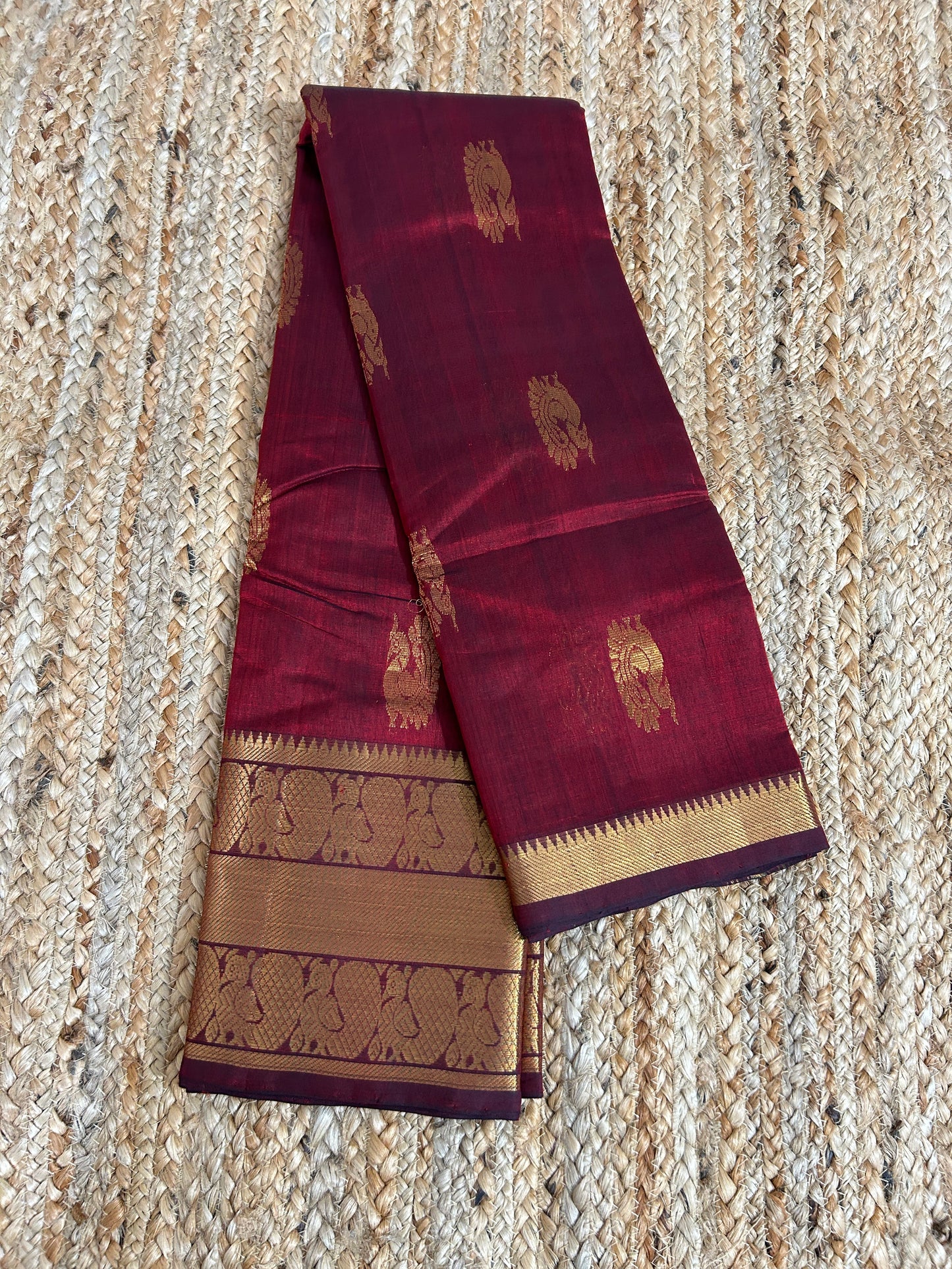 Mangalagiri Silk Hand Woven Saree