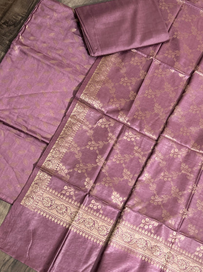 Banarasi Silk Cotton Dress Material