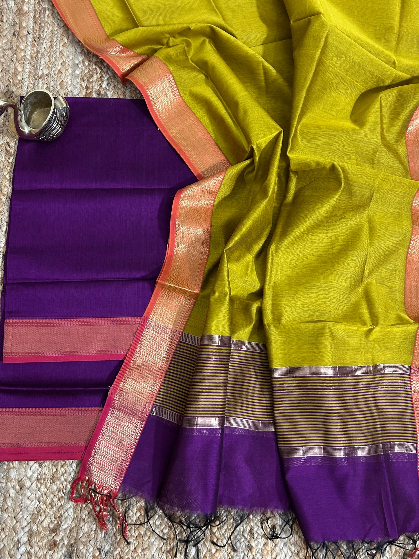 Maheshwari Silk Cotton Dress Material