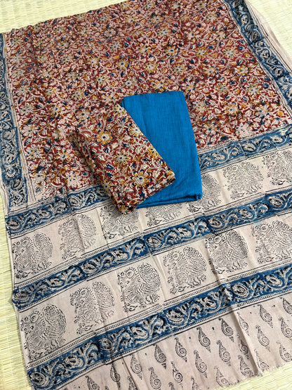Kalamkari Cotton Dress Material