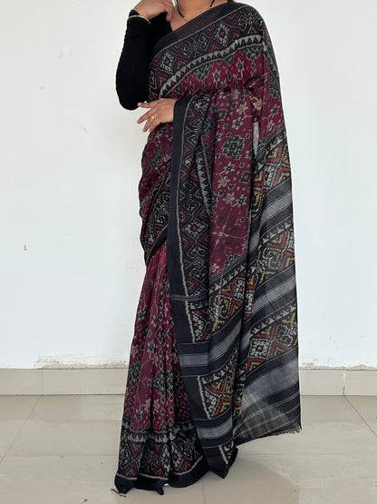 Patola Mercerised Cotton Saree