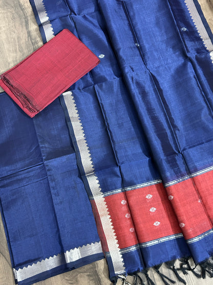 Mangalagiri Silk Cotton Dress Material